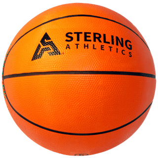 Sterling Athletics Royal/Gold Indoor/Outdoor Rubber Basketball Intermediate Size 6 (28.5)