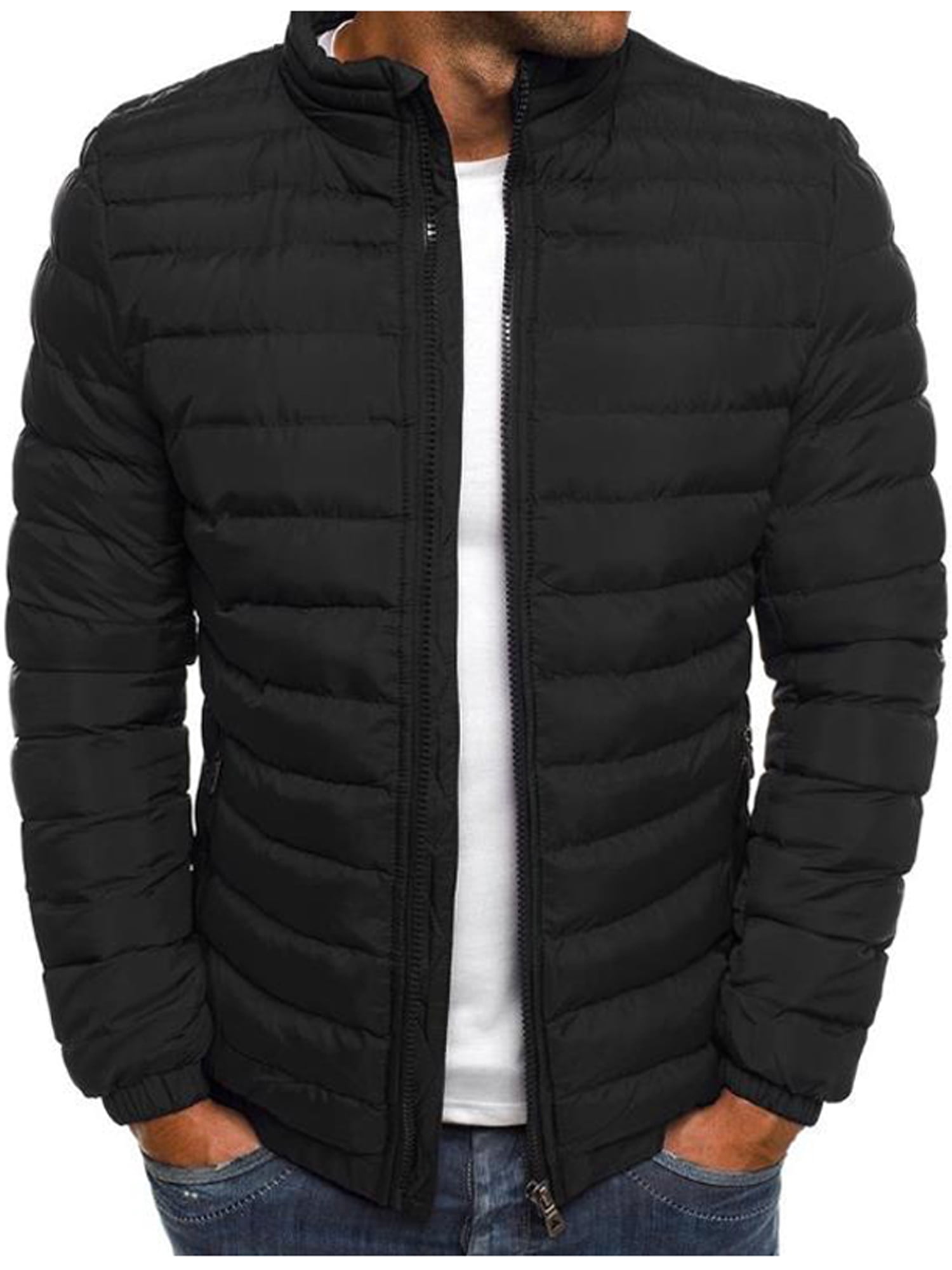 .Mens Puffer Bubble Down Jacket Coat Winter Warm Quilted Padded Parka Outwear. 