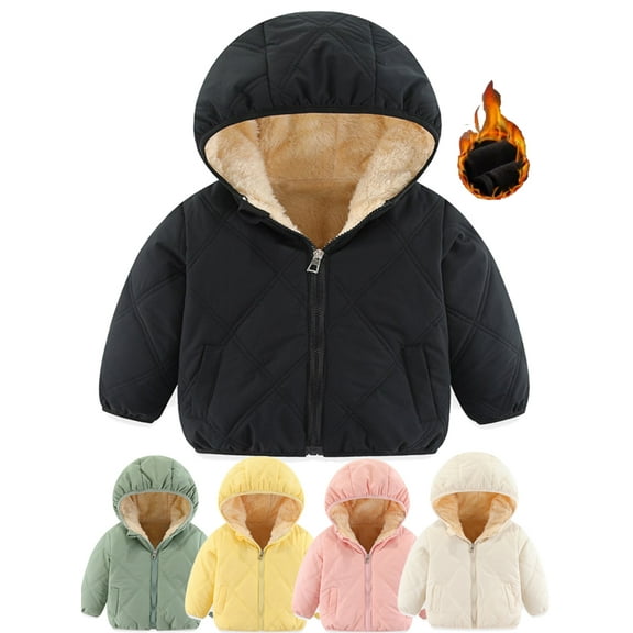 Xinhuaya Toddler Little Boy Girl Winter Thicken Puffer Jacket Down Coat Kids Snowsuit Outwear 1-7 Years