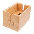 thumbnail image 1 of Chocolate Synthetic Tissue Box for Storage Use Compact Size Lightweight Desktop Container, 1 of 3