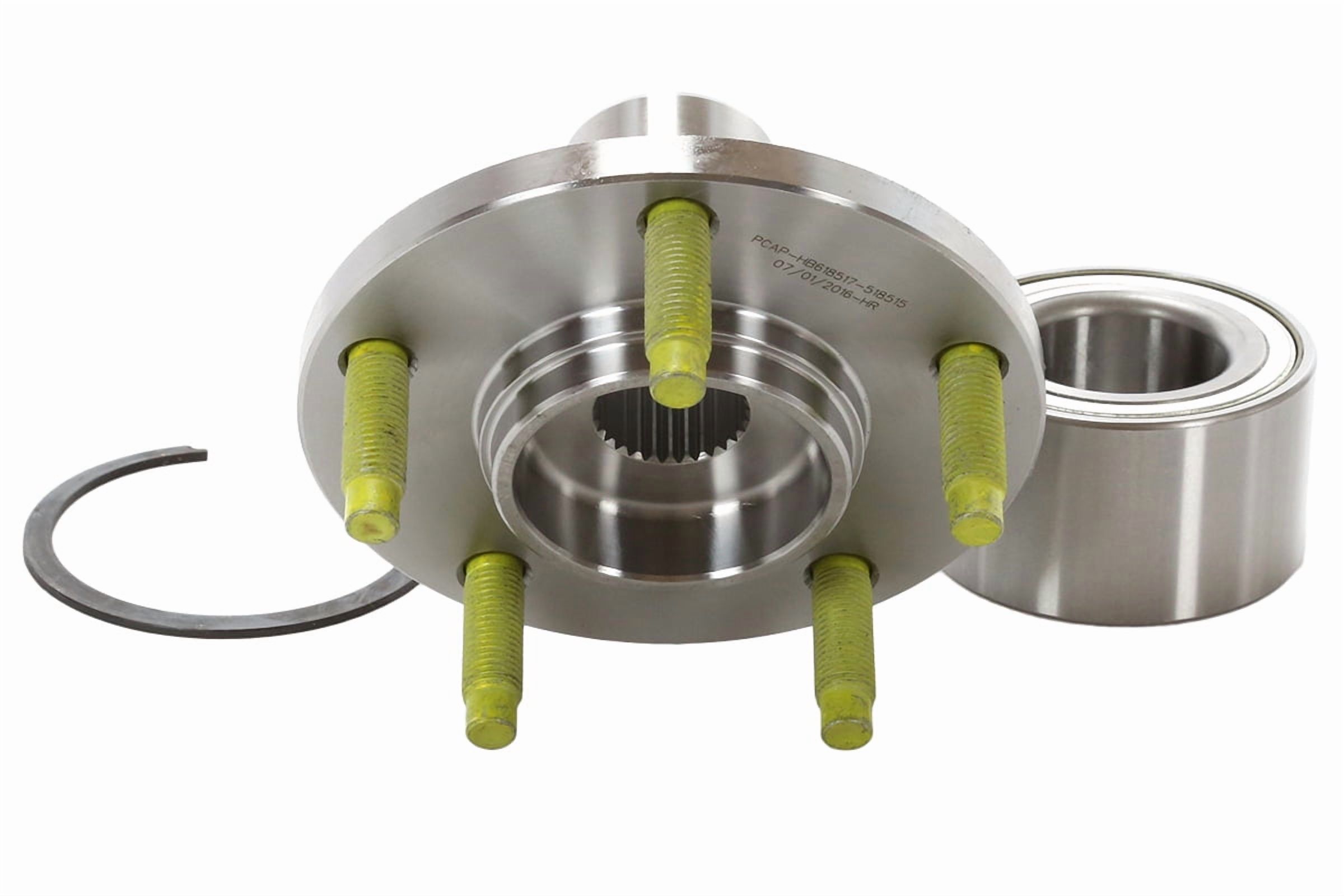 AutoShack Front Wheel Bearing and Hub Repair - Driver and Passenger Side for Ford & Mazda, Escape 2001-2012 Tribute 2001-2006, 2008-2011, 4WD FWD L4 2.0L 2.3L 2.5L V6 3.0L - 5-Lug, Without ABS