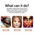 thumbnail image 5 of Makeup Face Color Facial Fluorescent Paint Rainbow Pan Easy-to-clean Water-soluble Pigments, 5 of 5