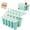 Green*10, variant on Homemade Silicone Popsicle Mold,Ice Pop Maker with Lid 10 Cavity,For DIY Frozen Fruit Juice & Pudding Bars,1PC,Blue