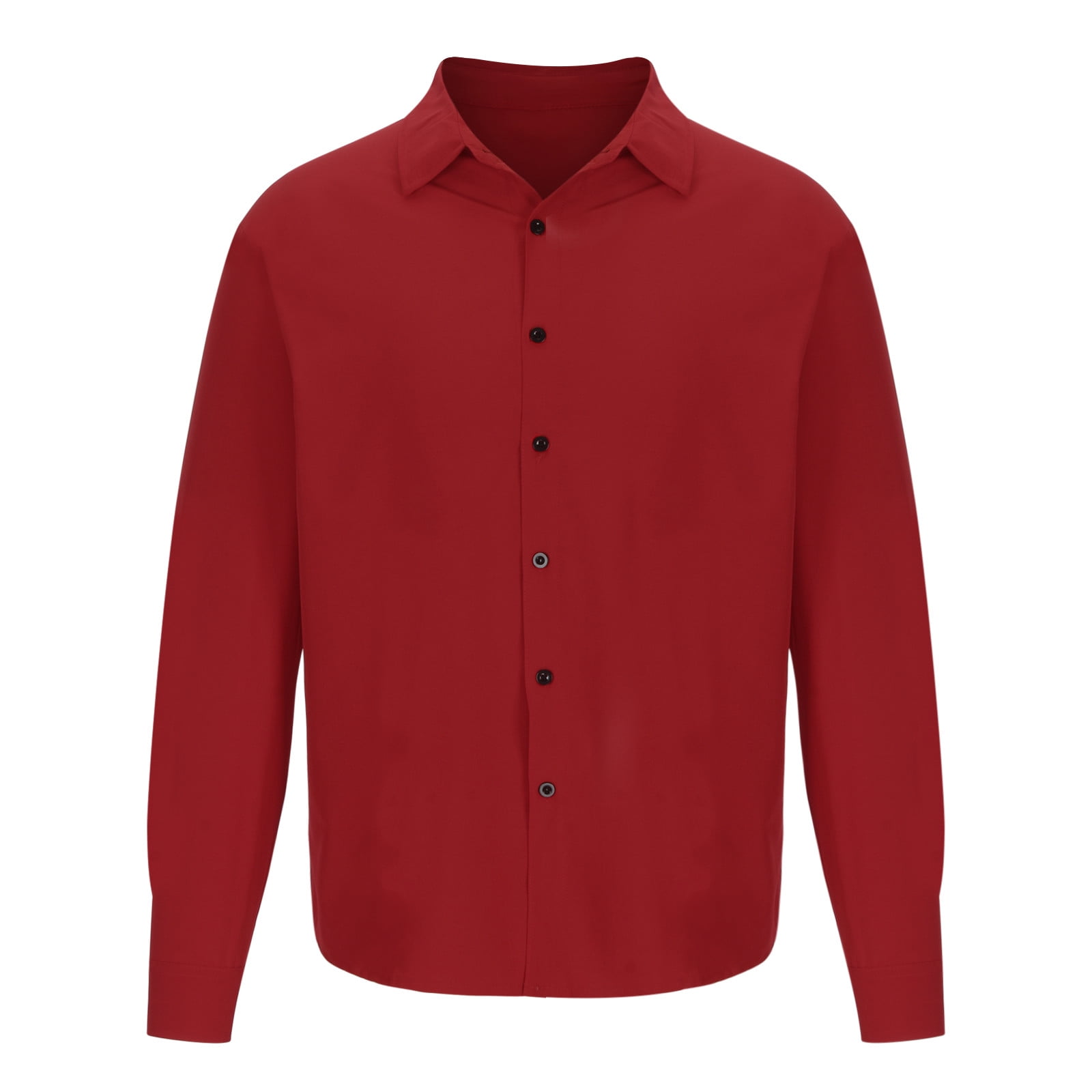 long sleeve red shirts for men