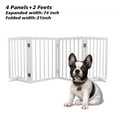 Semiocthome Ultra Wide Foldable Pet Gate for Doorway,Freestanding Dog