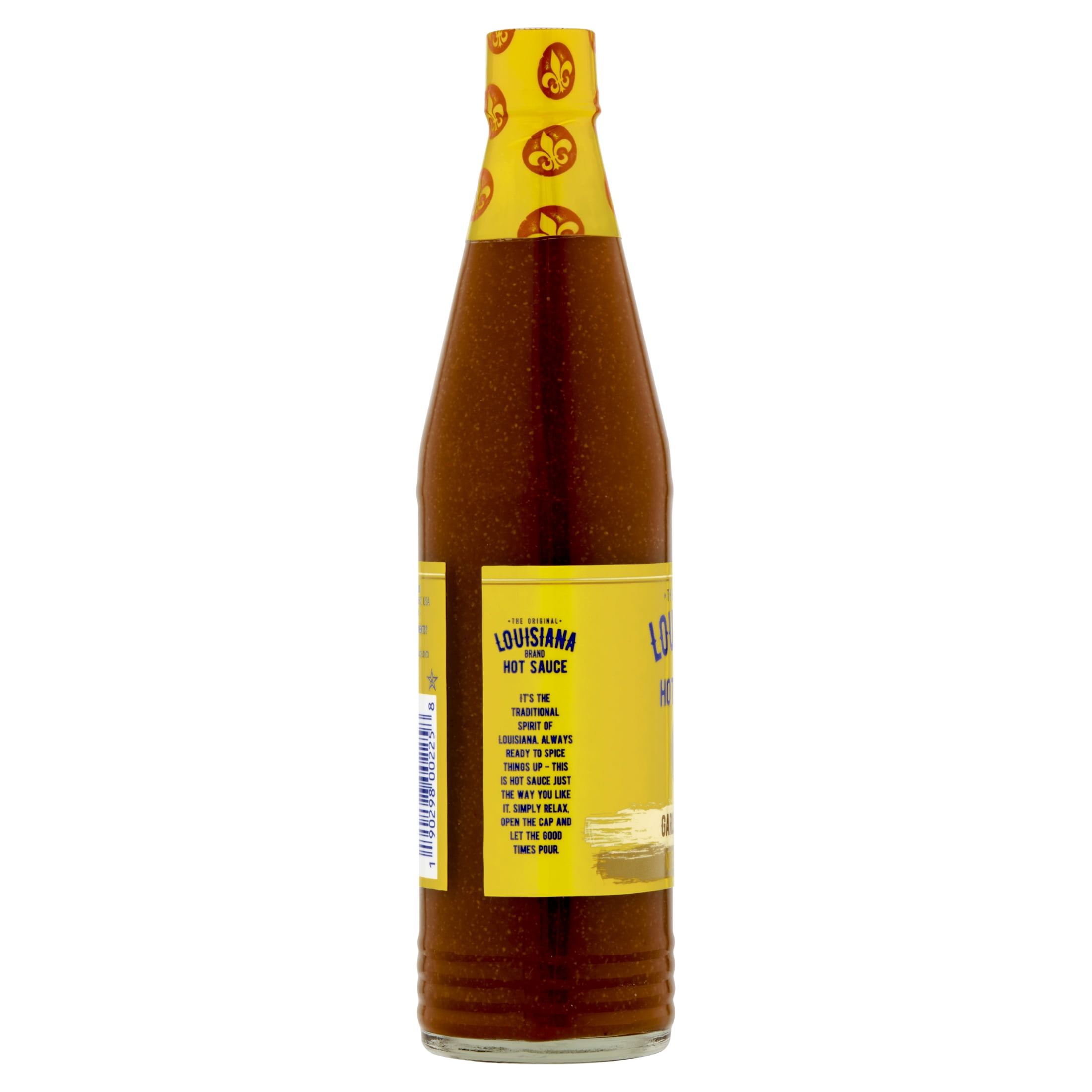 (6 pack) The Original Louisiana Brand Hot Sauce, Garlic Lovers, Shelf-Stable, 6 fl oz Bottle
