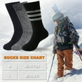 thumbnail image 7 of NovForth Winter Warm Thermal Socks for Men , Heated Socks for Women, Extra Thick Merino Wool Hiking Socks Crew Boot Socks,Perfect for extreme cold weather (2 pairs/4 pairs), 7 of 7