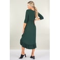 thumbnail image 4 of Maternity and Nursing ¾ Sleeve Faux Wrap Dress, 4 of 4