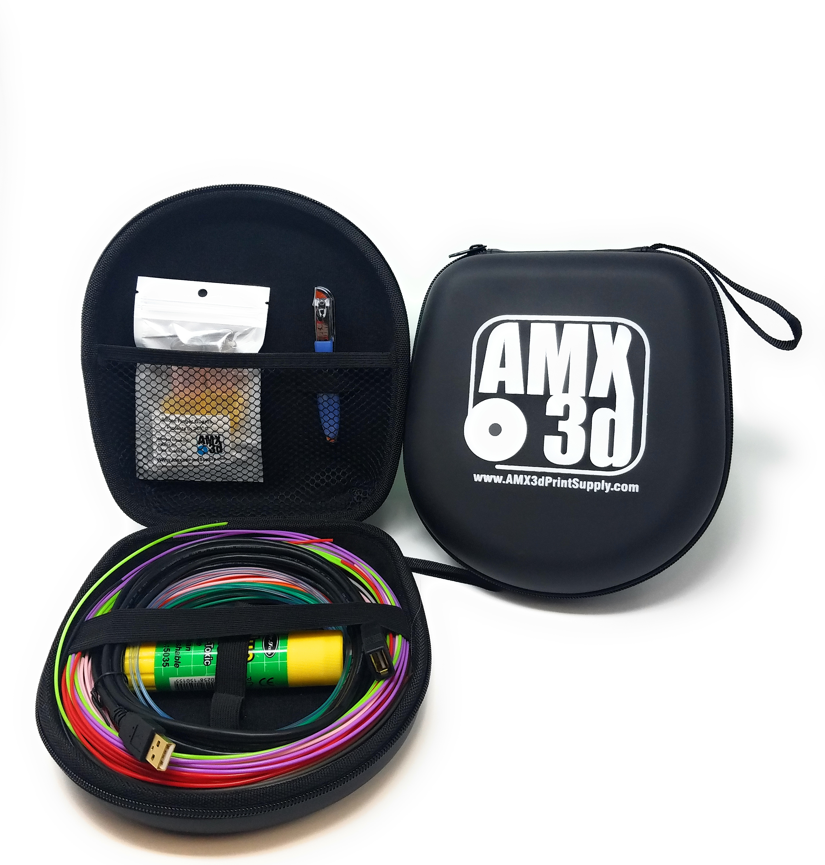 AMX3d 3D Pen Starter Kit: 3D Pen Case, 3D Pen Accessory Kit and 3D Pen  Filament Pack - Everything Needed to Enjoy, Carry and Store Your 3D  Printing Pen and Accessories 