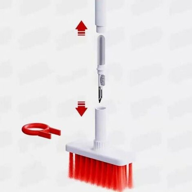 EcoNesxp Red 1 Multi-function cleaning tool kit with dust remover and multi-brush for laptop headset and Multi-function cleaning tool kit with dust remover and multi-brush for laptop headset and