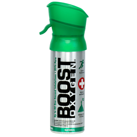 Boost Oxygen Supplemental Oxygen Natural Pocket-Size 3 Liter, 1 Pack, Model 301