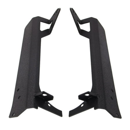 FOR 97-06 JEEP WRANGLER TJ 50" LED LIGHT BAR STEEL UPPER+LOWER MOUNTING BRACKETS"