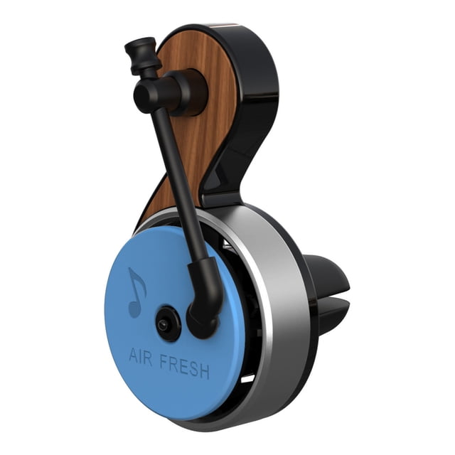 Yhmxh Désodorisants Montés sur Voiture Clips de Ventilation Lecteur de Disques Désodorisants de Voiture Note Musicale Accessoires de Voiture Cadeau Ornement de Voiture Phonographe Rétro Parfum Outils d'Aromathérapie Automobile