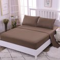 thumbnail image 1 of Wosthever Home Art Sábana Ajustable Funda de Cama Muticolor Protector de Cama Elástico para Colchón Juegos de cama café volle Größe Wosthever HA5199-11B, 1 of 1