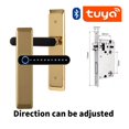 thumbnail image 2 of Tuya Digital Electronic Lock Smart Biometric Fingerprint Locks Password Keyless Entry Door Lock For For House Home Office ,More Secure, 2 of 8