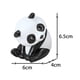 thumbnail image 5 of Estatua de escultura de panda perfecl resina miniaturas 6cmx4cmx4.5cm, 5 of 7
