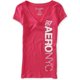 thumbnail image 1 of Camiseta gráfica Aeropostale para mujer Aero Nyc rosa mediana, 1 of 1
