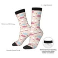thumbnail image 4 of Vsdgher Poodle In Ballet Skirts Dancing Crew Socks for Men & Women, Breathable Casual Athletic Ankle Socks, 4 of 6