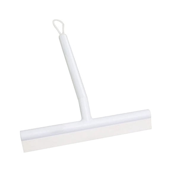 Yuarrent Limpiaparabrisas para el hogar, Hotel, oficina, cocina, baño, ducha, puerta, azulejos, ventana, raspador, agua, limpieza manual, Suministros de limpieza para el hogar Blanco