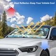 thumbnail image 6 of Binienty Funny Shark Car Windshield Sunshade Reflective Blocks Heat Shield Ocean Animals Car Front Windshield Sun Shade 2 Piece Universal Protector for Cars Truck Van SUV, 6 of 8