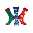 thumbnail image 6 of National Lampoon's Christmas Vacation Men's 3 Pack Moose Glass Squirrel Tree Sublimation Mid-Calf Adult Crew Socks, 6 of 7
