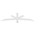 thumbnail image 4 of 84"W x 21"H x 4"D x 4"F, 6/12 Pitch, Alberta Architectural Grade PVC Gable Bracket, 4 of 8