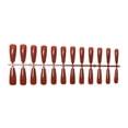 thumbnail image 1 of Seitruly 24 piezas Extra largas Prensa en uñas Artificial DIY Sólido Duradero Francés Elegante Uñas acrílicas para salones de manicura Arte Cubierta Juegos de manicura 18 calabaza Seitruly CE011405-18, 1 of 3
