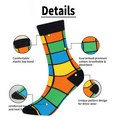 thumbnail image 3 of Moyel Womens Cotton Dress Crew Socks 6-9 Fun Crazy Novelty Funky Funny Socks Gifts for Women 12 Pack, 3 of 7