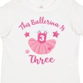 thumbnail image 4 of Inktastic Ballerina 3rd Birthday Girls Toddler T-Shirt, 4 of 5