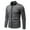 Dark Gray, variant on Dpytoraw Autumn/Winter 2024 Men's Zipper Design Casual Jacket Jacket