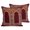 Rust, Cream, Burgundy, Chocolate, variant on Boho Archway Throw Pillow Covers 16 x 16 Inch Pillow Covers Set of 2 Decorative Vintage Traditional Ethnic Red Yellow Geometric Cushion Case Square Linen Pillowcases with Zipper for Couch Sofa Bed