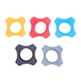 thumbnail image 1 of 5 soportes de silicona para micrófono, antideslizantes, circulares, de repuesto para KTV (naranja, azul, negro, gris y rojo, uno de cada uno), 1 of 6