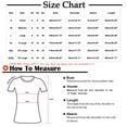 thumbnail image 3 of Fiudx Tops para Mujer Jersey de Moda Informal para Mujer, Top Estampado de Manga Corta con Cuello En V, 3 of 3
