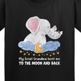 thumbnail image 4 of Inktastic My Great Grandma Loves Me to the Moon and Back Elephant Youth T-Shirt, 4 of 5