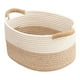 thumbnail image 3 of Cesta tejida de cuerda de tela para organizar juguetes, cesta decorativa suave con asas 38 cm x 29 cm x 19 cm, 3 of 9