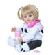 thumbnail image 1 of Muñeca Reborn 22 Pulgadas Silicona Cuerpo Completo Realista Yeacher Traje de Panda Cabello Rubio, 1 of 2