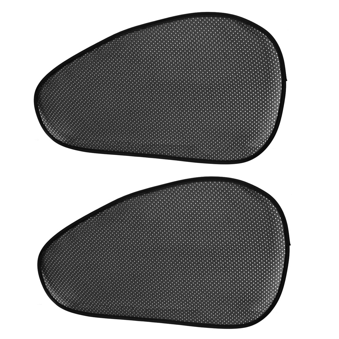 2 Pcs Black 65cm x 42cm Side Window Protector UV Ray Sun Shade for Car