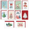 thumbnail image 6 of Christmas Card Set, Folded Envelope Included, Holiday DIY Handwritten Blessing Card for Family Friends Office&Craft&Stationery, 6 of 6