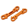 thumbnail image 1 of RC Reinforced Rear Swing Arm, Aluminium Alloy RC Replacement Rear Swing Arm Orange High Strength  For 1/7 RC Car, 1 of 8