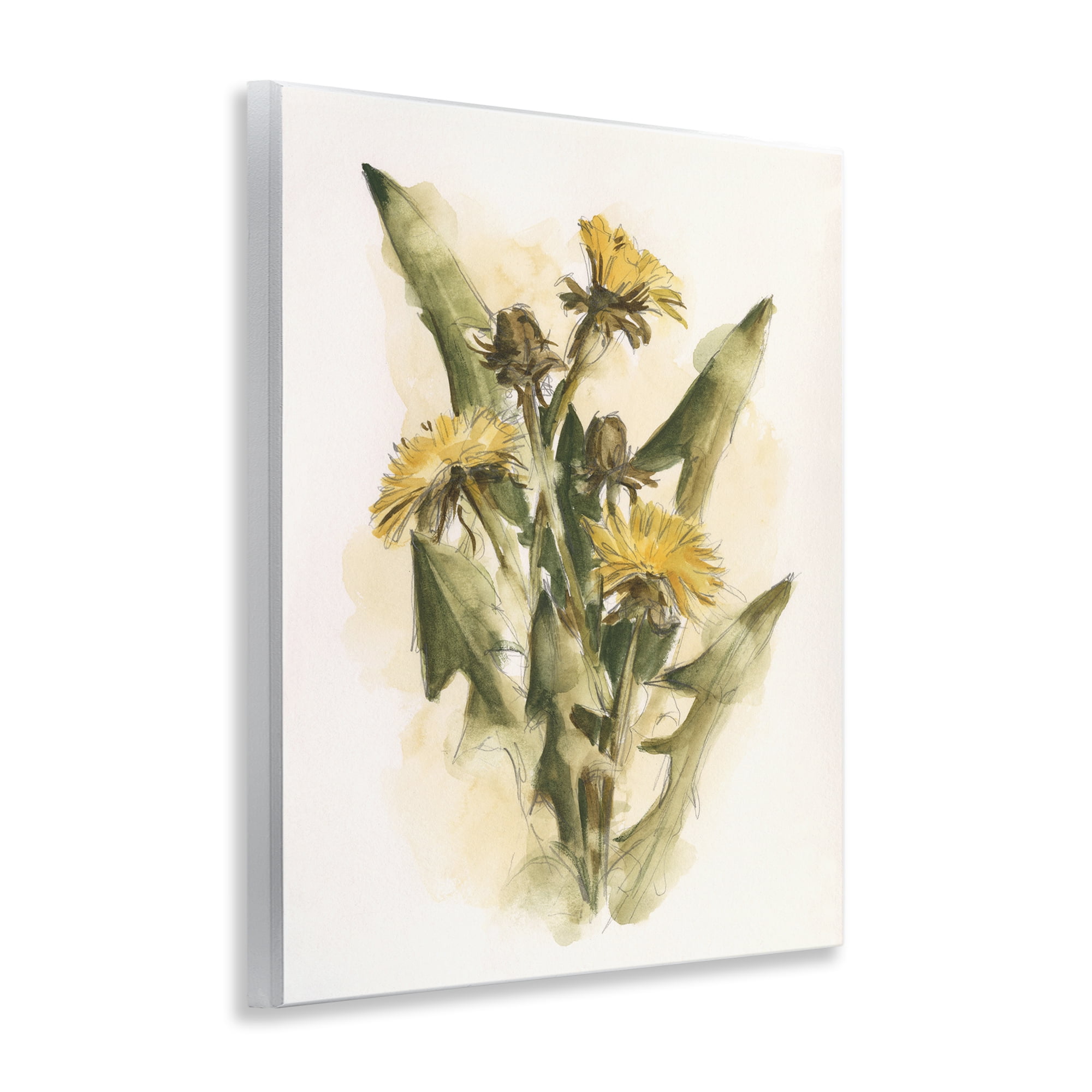Stupell Industries Cottage Buttercup Flowers Botanical & Floral Painting Unframed Art Print Wall Art, 11 x 14