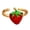 7, variant on Elegant Cherries Rings Fashionable Rings Adjustable Open Rings Copper Texture Suitable for Dates Parties and Daily Outfits