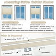 thumbnail image 5 of Keego Top Down Bottom Up Cellular Shades Cordless Honeycomb Blinds for Windows Light Filtering Creamy Color 61.5"w x 36.0"h, 5 of 7
