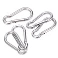 thumbnail image 2 of Clip Mousqueton, 5pcs en Acier Inoxydable Ressort Mousqueton Large Utilise la Structure Robuste pour le Camping pour l'Escalade, 2 of 8