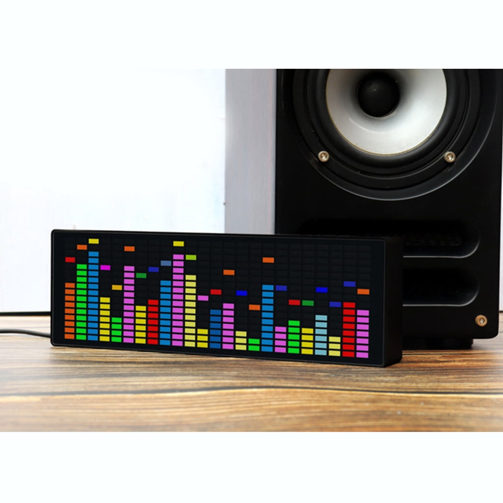 Necvior Full Color RGB Music Spectrum Display Screen KTV Stage LED Rhythm Light 84 VU Meter