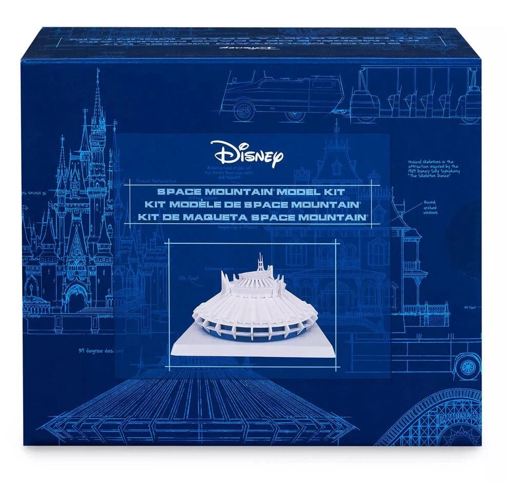 Disney 27 Piece Build & Display Space Mountain Model Building Kit