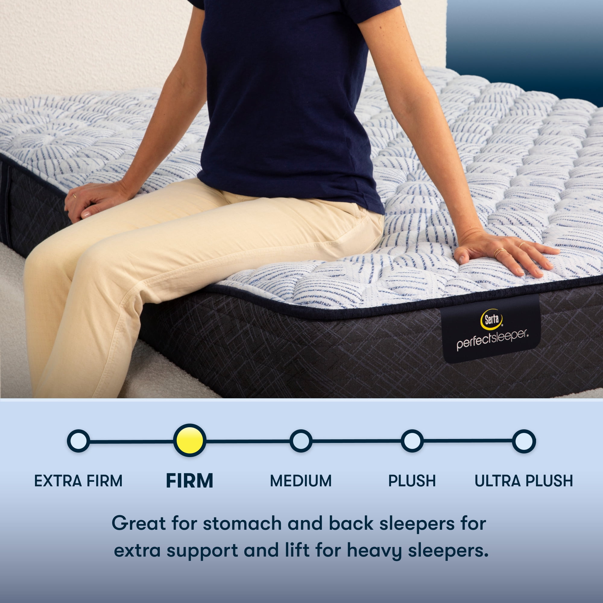 Serta 12" Twin Mattress, Perfect Sleeper Nurture Night Firm, Innerspring Mattress, Twin Size Mattress, Adult Mattress