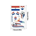 Football Cup Sticker And Sweat Disposable Face And Arm Sticker European