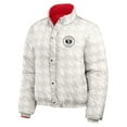 thumbnail image 4 of Women's WEAR by Erin Andrews  Scarlet/White San Francisco 49ers Reversible Cropped Full-Zip Puffer Jacket, 4 of 7