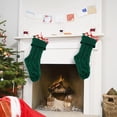 thumbnail image 6 of Cable Knit Christmas Stockings, 18 Inch Diamond Pattern Hanging Stocking, Indoor Outdoor Festive Christmas Decorations for Fireplace Mantel, Christmas Tree, Storage Candy and Christmas Holiday Gifts, 6 of 7