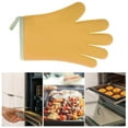 thumbnail image 5 of Unique Bargains 1 Pc Heatproof Oven Mitts for Kitchen Yellow, 5 of 5